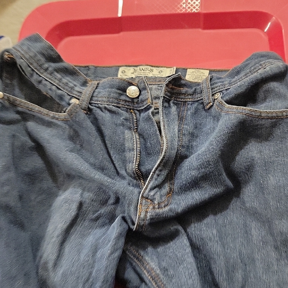 Akademiks Blue Straight Men Jeans